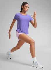 Cloudweight Crewneck Side Slit Short Sleeve