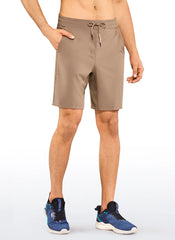 Feathery-Fit Linerless Athletic Shorts 9''