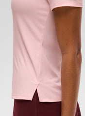 Hip Length Polo Slim Fit Short Sleeve