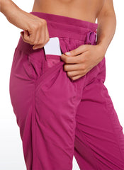 Striped Ruched Pocket Jogger 28''