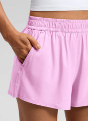 Feathery-Fit Drapey Relaxed Fit Shorts 2.5"