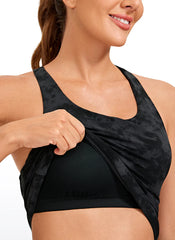 Butterluxe Waist Length Built in Bra Tank