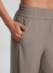 Feathery-Fit Drapey Wide Leg Pant 30"