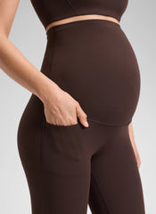 Butterluxe Maternity Flare Pocket Legging 33"