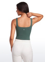 Butterluxe Double Lined Square Neck Tank