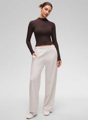 Softembrace Mock Neck Long Sleeve