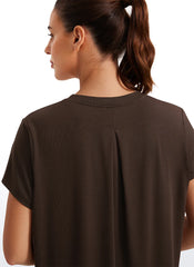 Flowy Yoga Crew Neck Short Sleeve