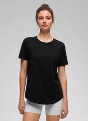 Pima Cotton Round Neck Short Sleeve