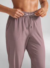 Feathery-Fit Drawstring Pocket Jogger 28''