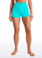 Butterluxe V Cross Waist Shorts 3"