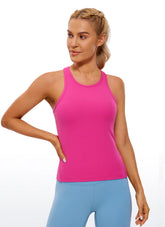 Butterluxe Waist Length Racerback Tank