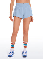 Feathery-Fit Soft Lined Zip Pocket Shorts 2.5''