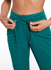 Striped Ruched Pocket Jogger 28''