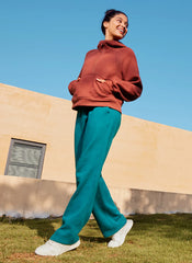 Fleece Lined Straight Leg Sweatpant 30''