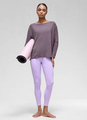 Pima Cotton Boat Neck Long Sleeve