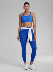 Zip Front High Impact Sports Bra