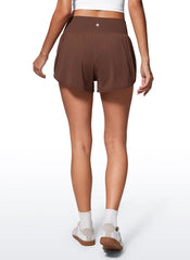 Butterluxe-Light Dolphin High Rise Shorts 2.5"