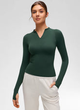 Softembrace Half Zip Long Sleeve