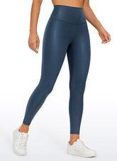 Matte Faux Leather Legging 25''
