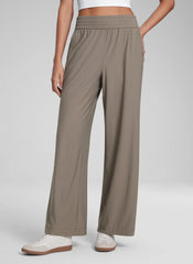 Feathery-Fit Drapey Wide Leg Pant 30"