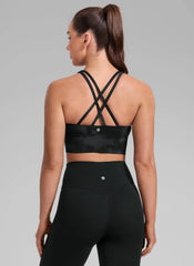 Nakedfeel Longline Criss Cross Back Bra