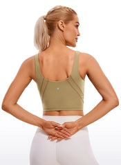 Butterluxe V Neck Built in Bra Tank