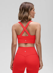 Butterluxe V Neck Ruched Longline Bras