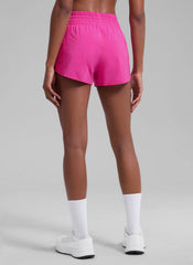 Feathery-Fit Soft Lined Zip Pocket Shorts 2.5''