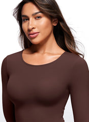 Butterluxe Long Sleeve Crew Neck Bodysuits