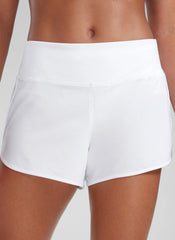 Feathery-Fit Soft Lined Zip Pocket Shorts 4''