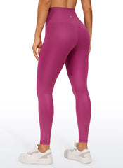 Matte Faux Leather Legging 28''