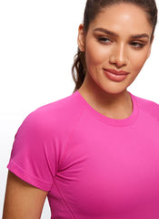 Seamless Hip Length Short Sleeve