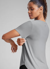 Cloudweight Crewneck Side Slit Short Sleeve