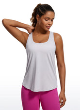 Pima Cotton Hip Length Racerback Tank