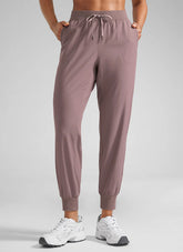 Feathery-Fit Drawstring Pocket Jogger 28''