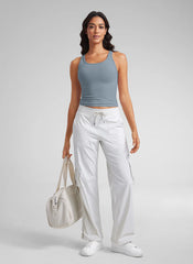Butterluxe Double Lined Scoop Neck Tank