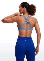 Nakedfeel Low Cut Strappy Bra (8 Straps)