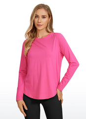 Pima Cotton Workout Long Sleeve