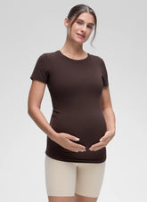 Softembrace Maternity Crew Neck Short Sleeve
