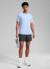 Feathery-Fit Workout Shorts 5''- Linerless