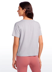 Pima Cotton Loose Fit Short Sleeve