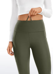 Thermal Fleece Lined Pocket Legging 25''