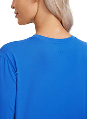 Pima Cotton Cropped Long Sleeve