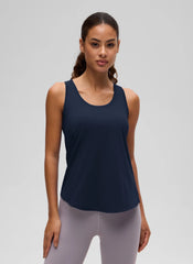 Pima Cotton Hip Length Racerback Tank