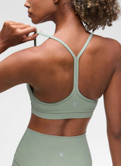 Butterluxe Y Back Spaghetti Thin Strap Bra