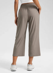 Feathery-Fit Drapey High Rise Flare Pant 23"