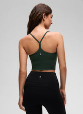 Butterluxe Y Back Built in Bra Tank