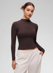 Softembrace Mock Neck Long Sleeve