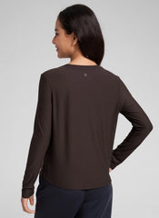 Girls Cloudweight Side Slit Long Sleeve