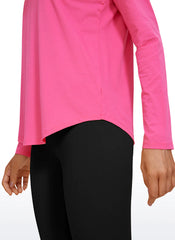 Pima Cotton Workout Long Sleeve